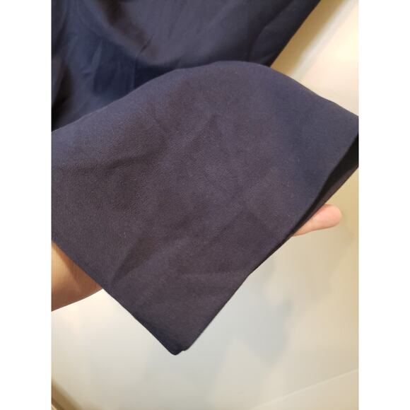 Reiss Joanne Navy Blue Trouser Dress Pants Size 12 Long Classic Neutral Business - Picture 7 of 12